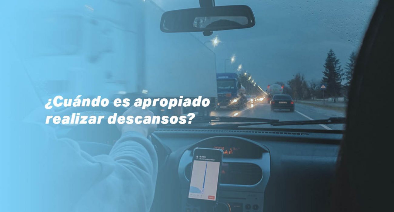 Bus driving on winter roads