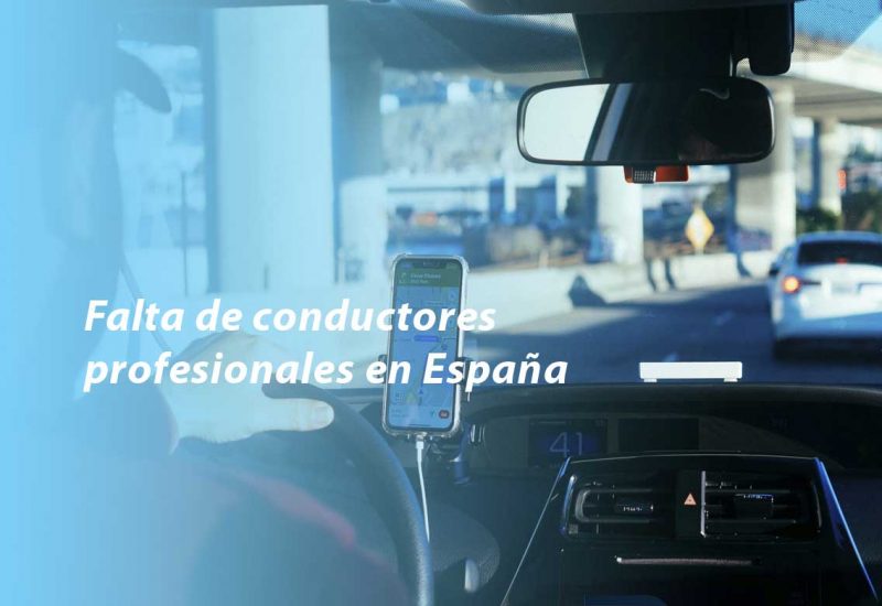 Bus driving on winter roads