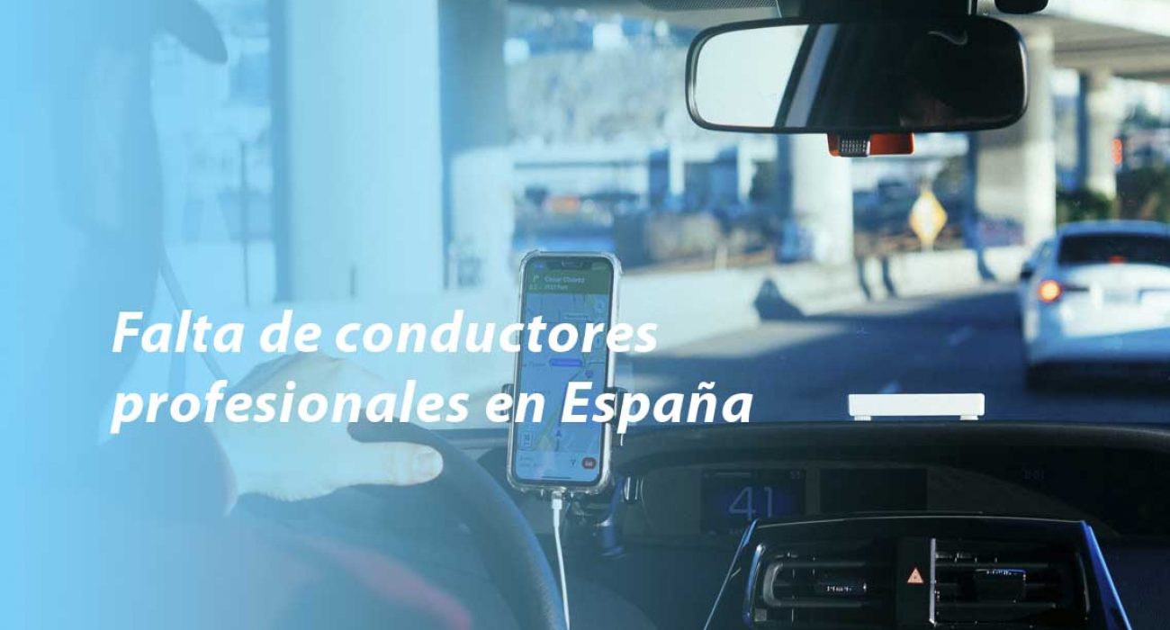 Bus driving on winter roads