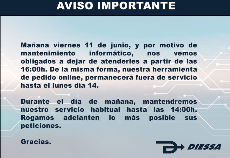 httpswww.diessa.esaviso-mantenimientp