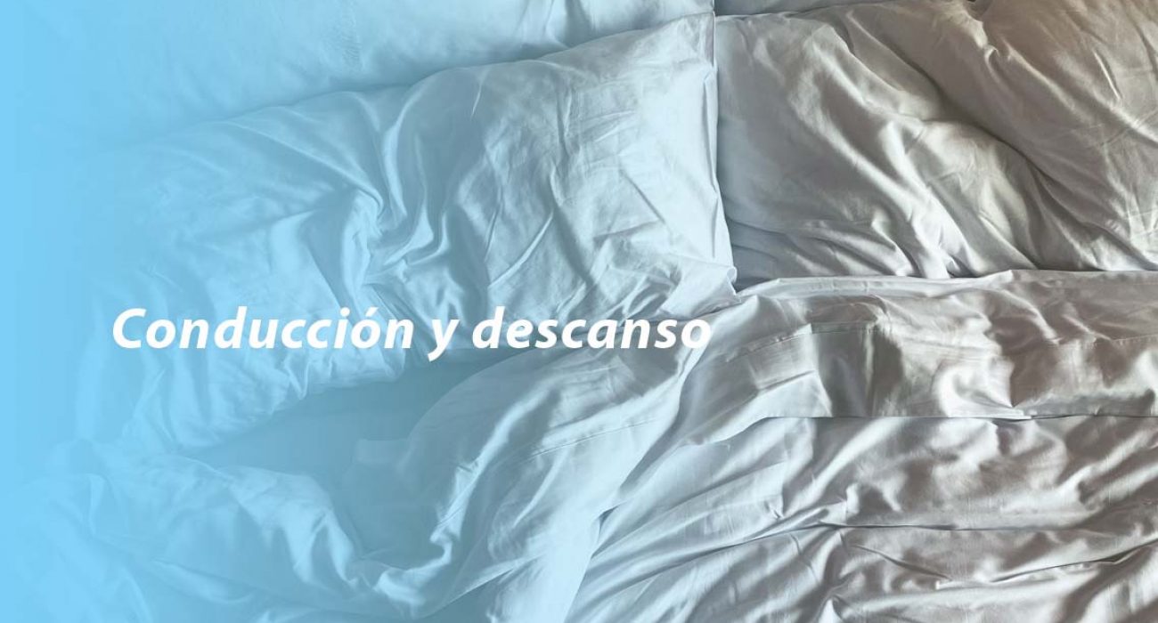 Bus driving on winter roads